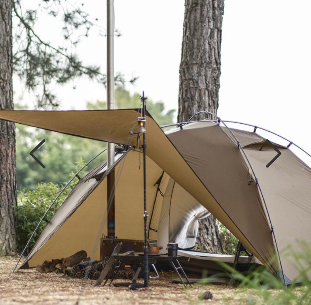 【POMOLY Dune Soloテント】＋【DODグランドシート】セット売り