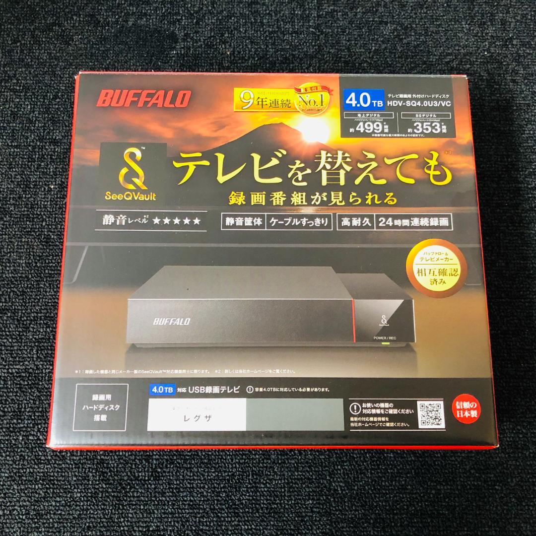 【送料無料】BUFFALO 4TB 外付けHDD HDV-SQ4.0U3/VC