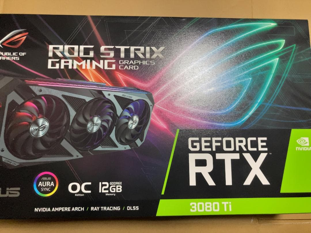 グラフィックボード・グラボ・ビデオカード ASUS ROG STRIX RTX3080Ti OC Edition 12GB