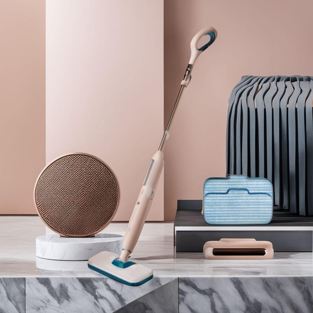 カーベッド スチームクリーナー高温掃除機 450mL水拭きモップ