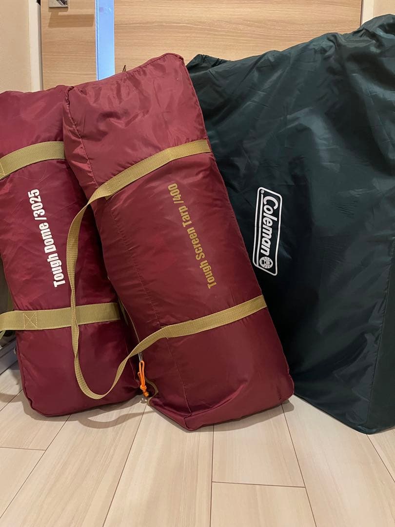 コールマン タフワイドドーム3025 テント＆タフスクーンタープ400 連結