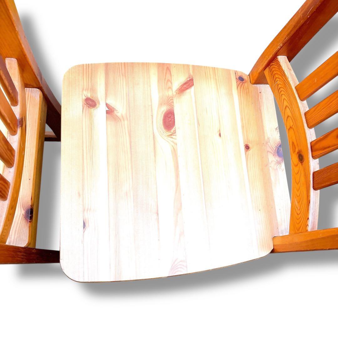 木製 チェア ダイニング椅子 2脚セット ナチュラル 北欧風 インテリア