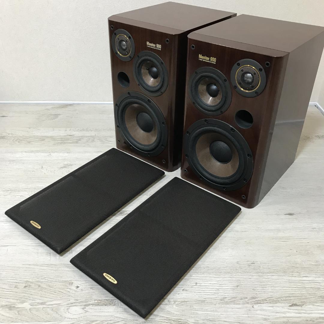 【希少美品】ONKYO 3ウェイスピーカー ペア Monitor 900 重量級