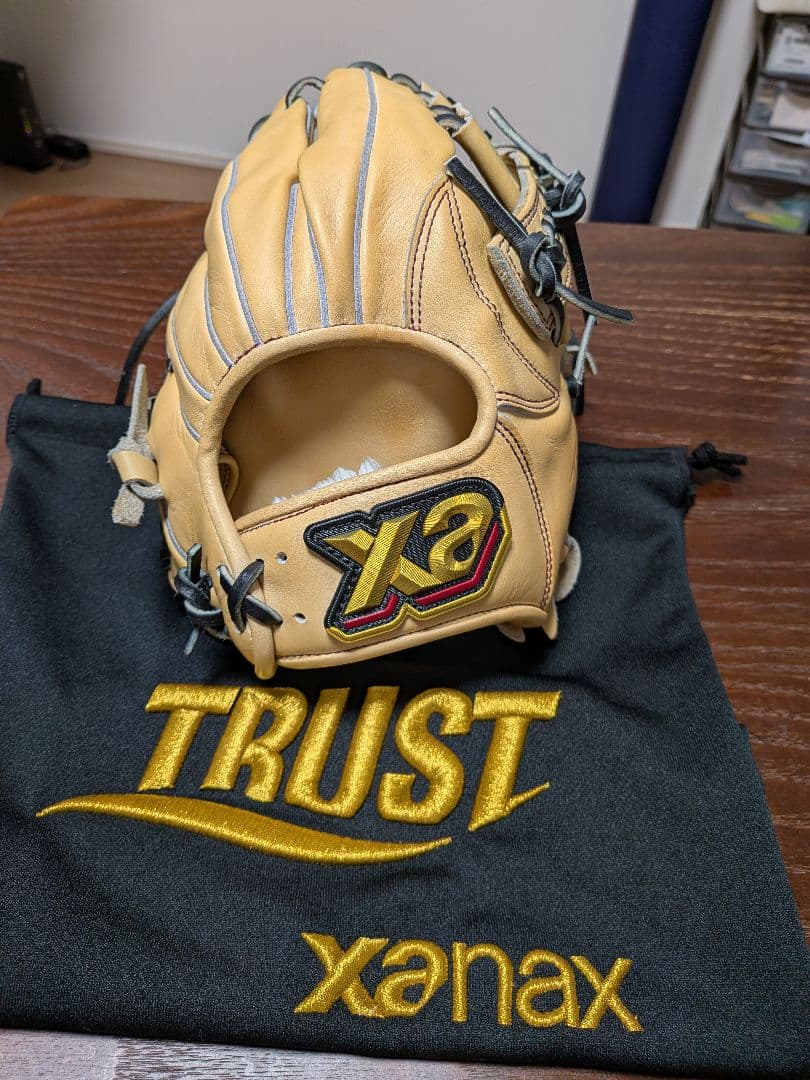 ザナックス トラスト/軟式/内野手用グラブ/ショート/サード/セカンド