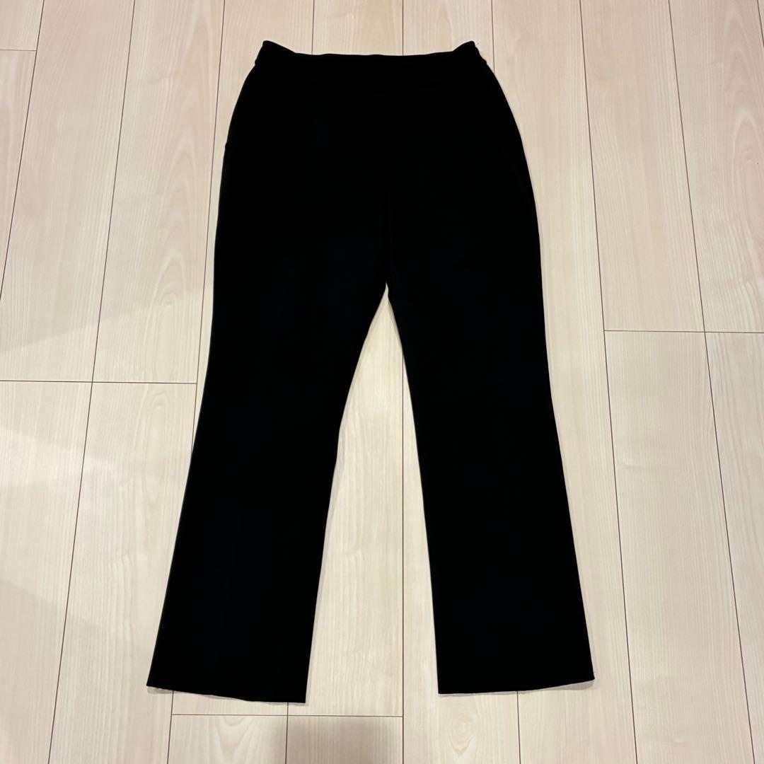 パンツ CFCL MILAN RIB STRAIGHT PANTS BLACK 3