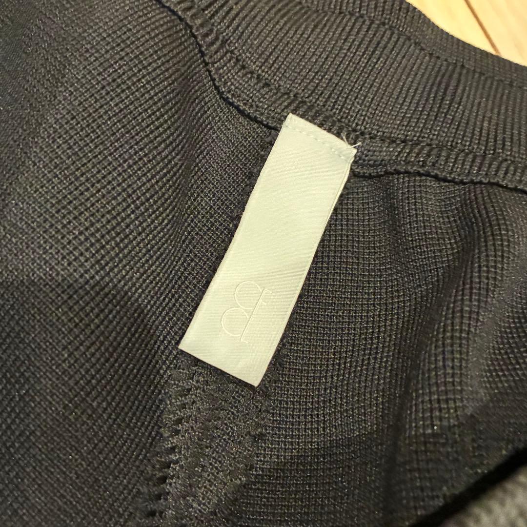 パンツ CFCL MILAN RIB STRAIGHT PANTS BLACK 3