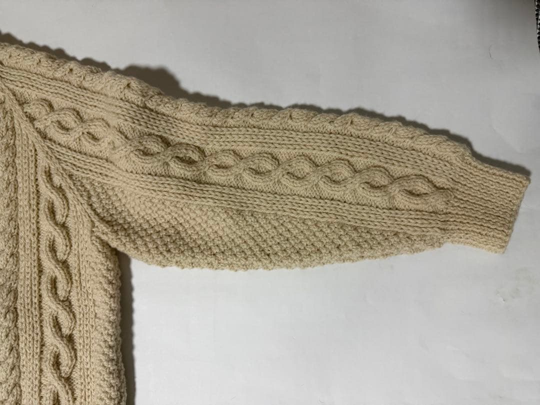 INVERALLAN / インバーアランハンドニットセーター 1A 茶タグ