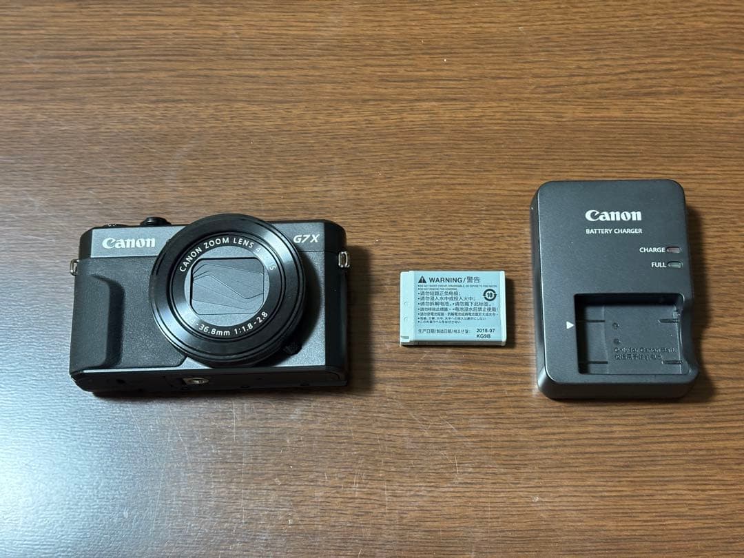 Canon PowerShot G7 X mark II 動作確認済 やや小傷有