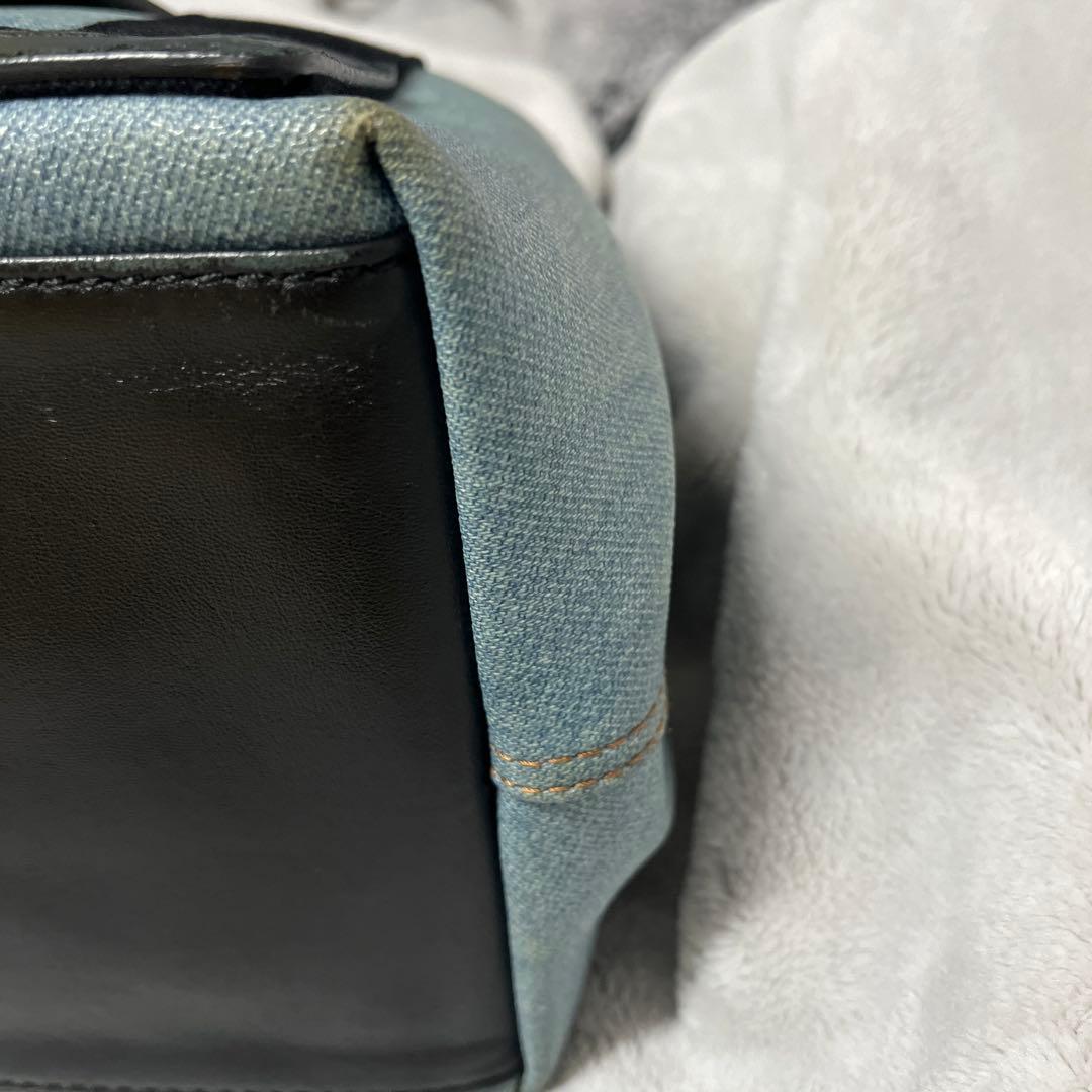 BALENCIAGA トートバッグ デニム/レザー
