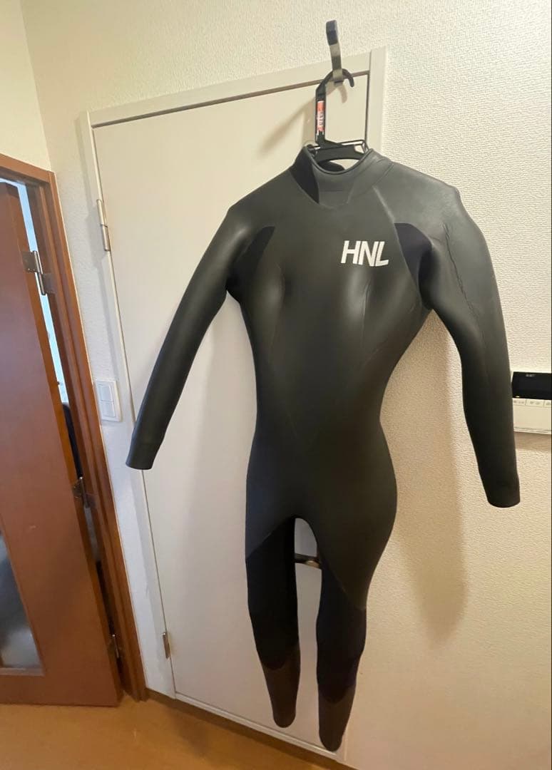 セミドライスーツ 黒 5×3mm オールフラットスキン サーフィン