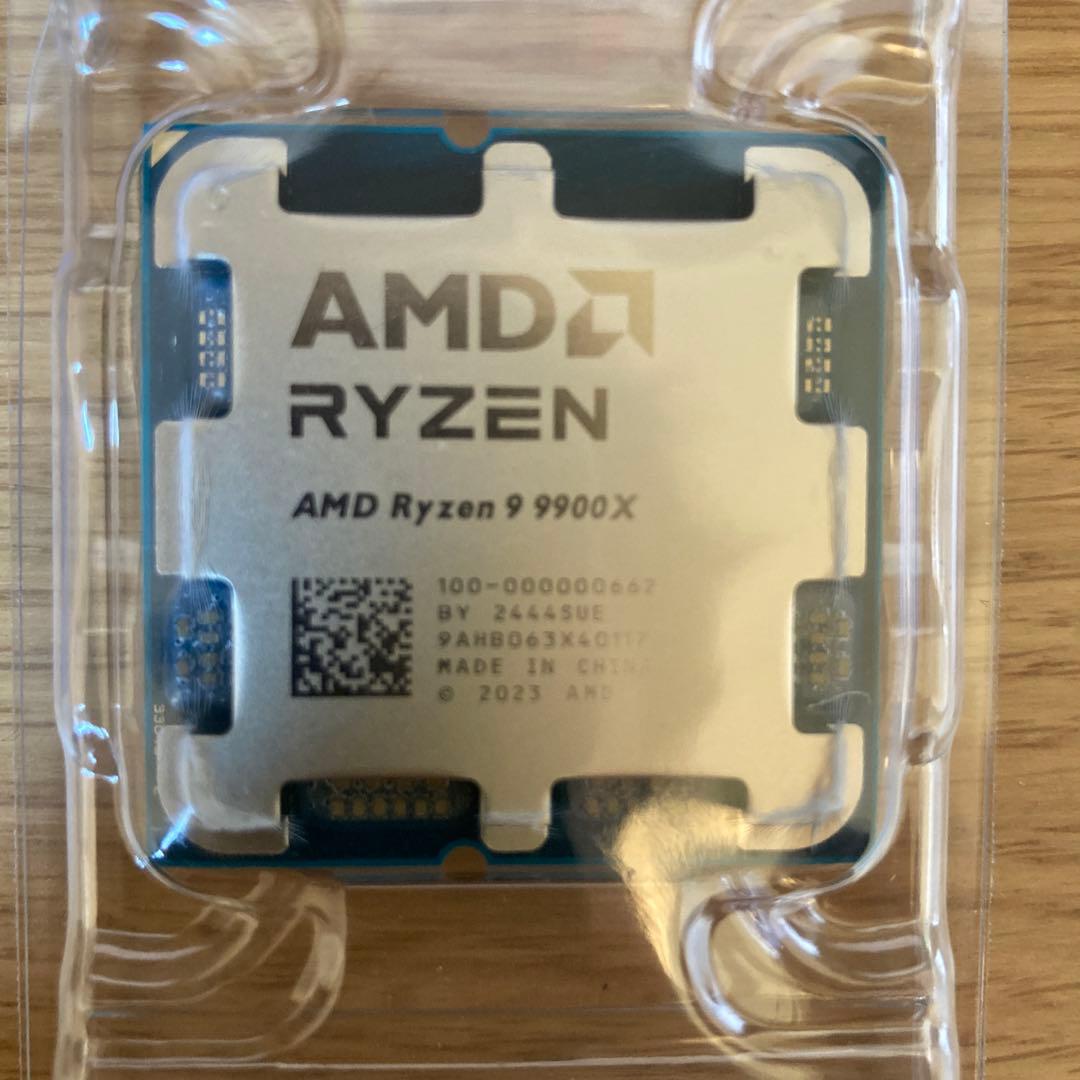 新品　AMD Ryzen 9 9900X 動作保証