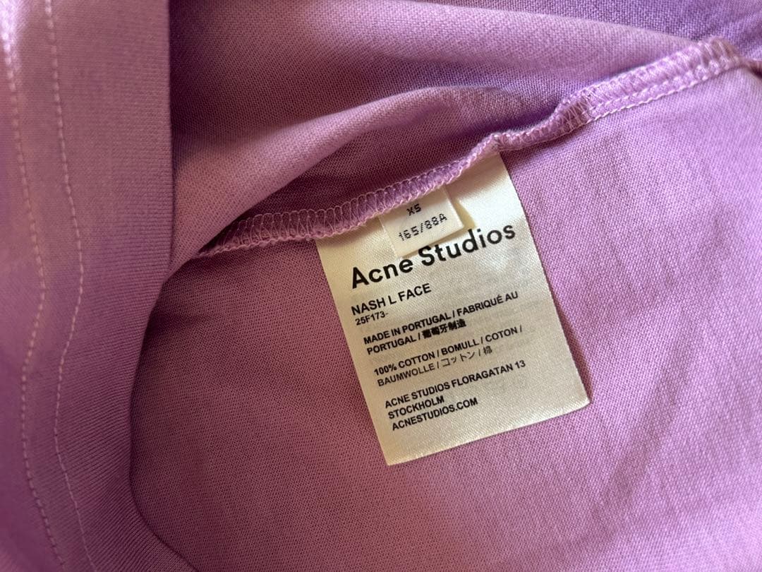 【新品】Acne Studiosアクネストゥディオズ フェイス長袖Tシャツ XS