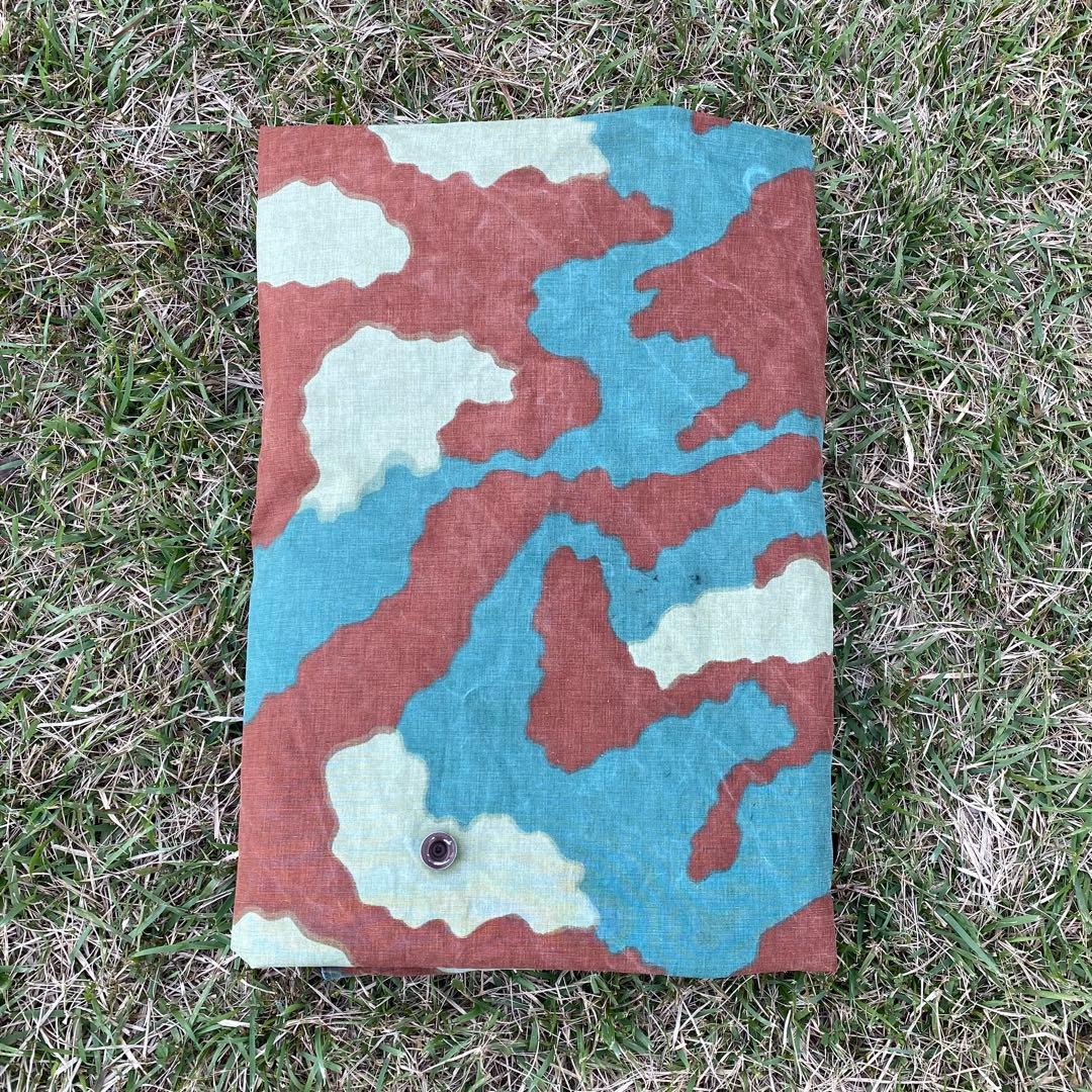 【入手困難】イタリア軍幕　サンマルコ迷彩　１枚　テント　ミリタリー　野営