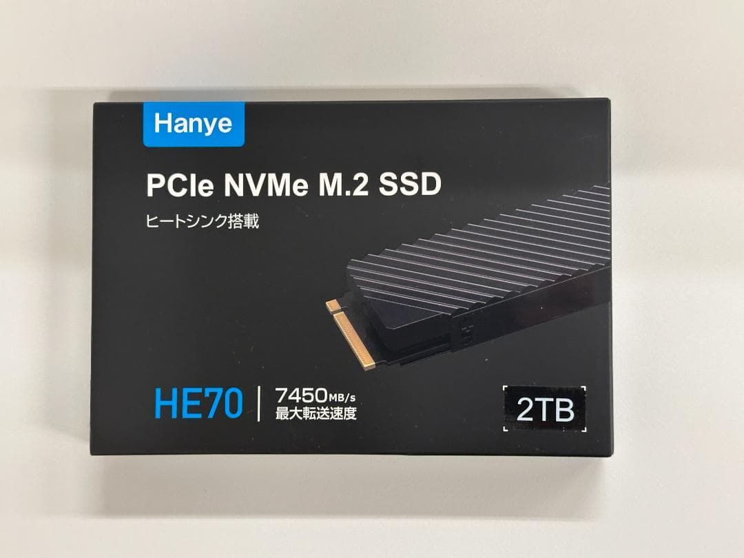 【新品未使用】PS5対応 NVMe SSD 2TB Hanye HE70