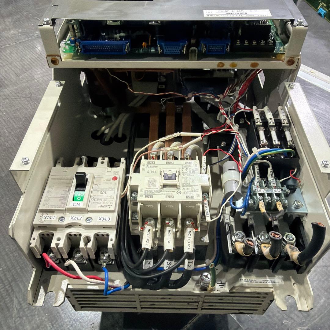 三菱電機　AC スピンドルドライブ FR-SF-2-26K -RC 動作保証