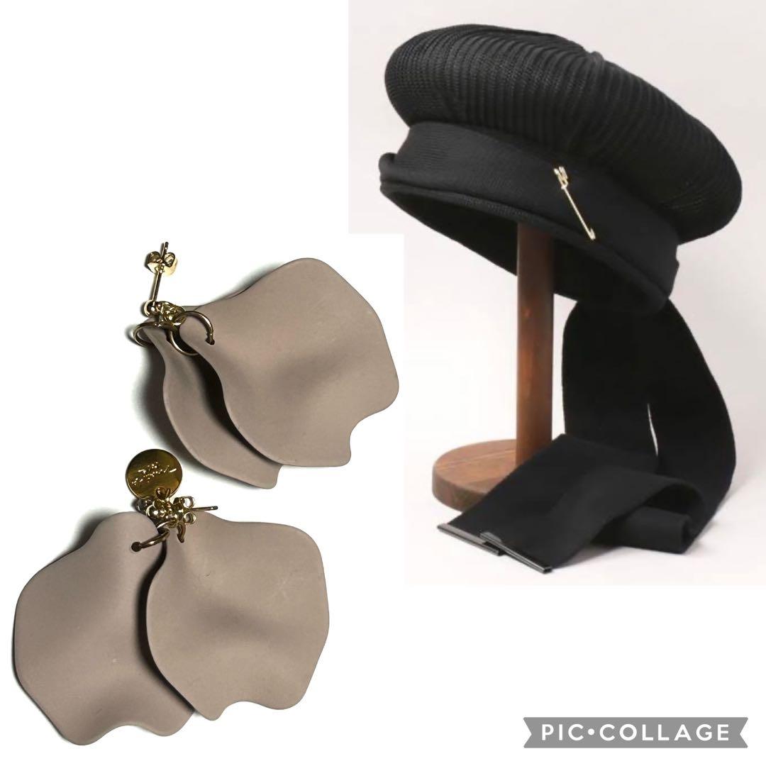 kapi_Kapiさま専用★CA4LAベレー＋マチルダローズ花びらピアス