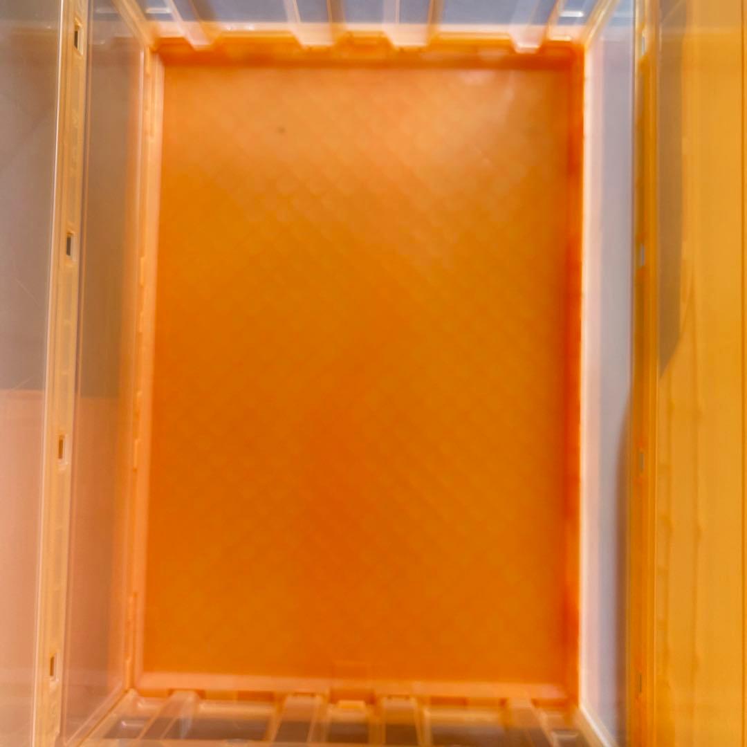 【8個セット①】コンテナ トラスコ中山 スケルコンオリコン 50L オレンジ