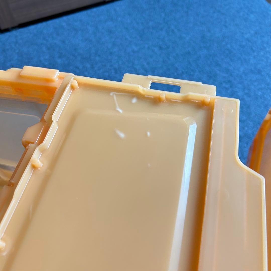 【8個セット①】コンテナ トラスコ中山 スケルコンオリコン 50L オレンジ