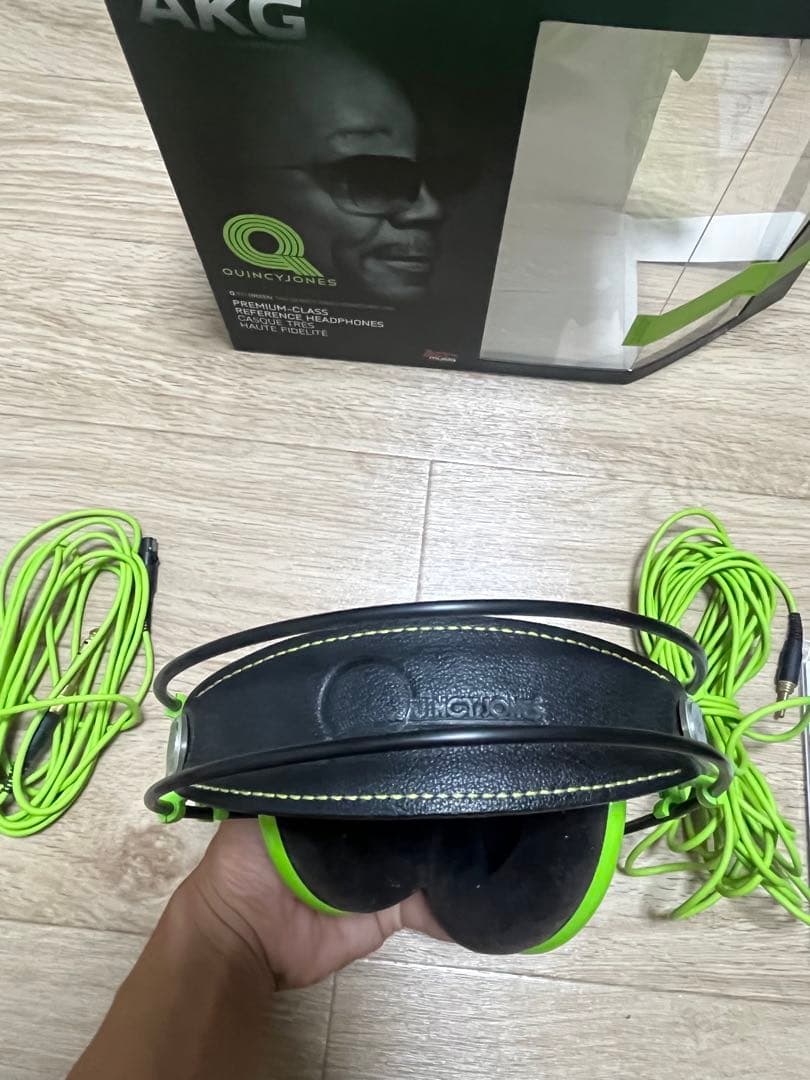AKG Q701 グリーン　クインシー・ジョーンズ