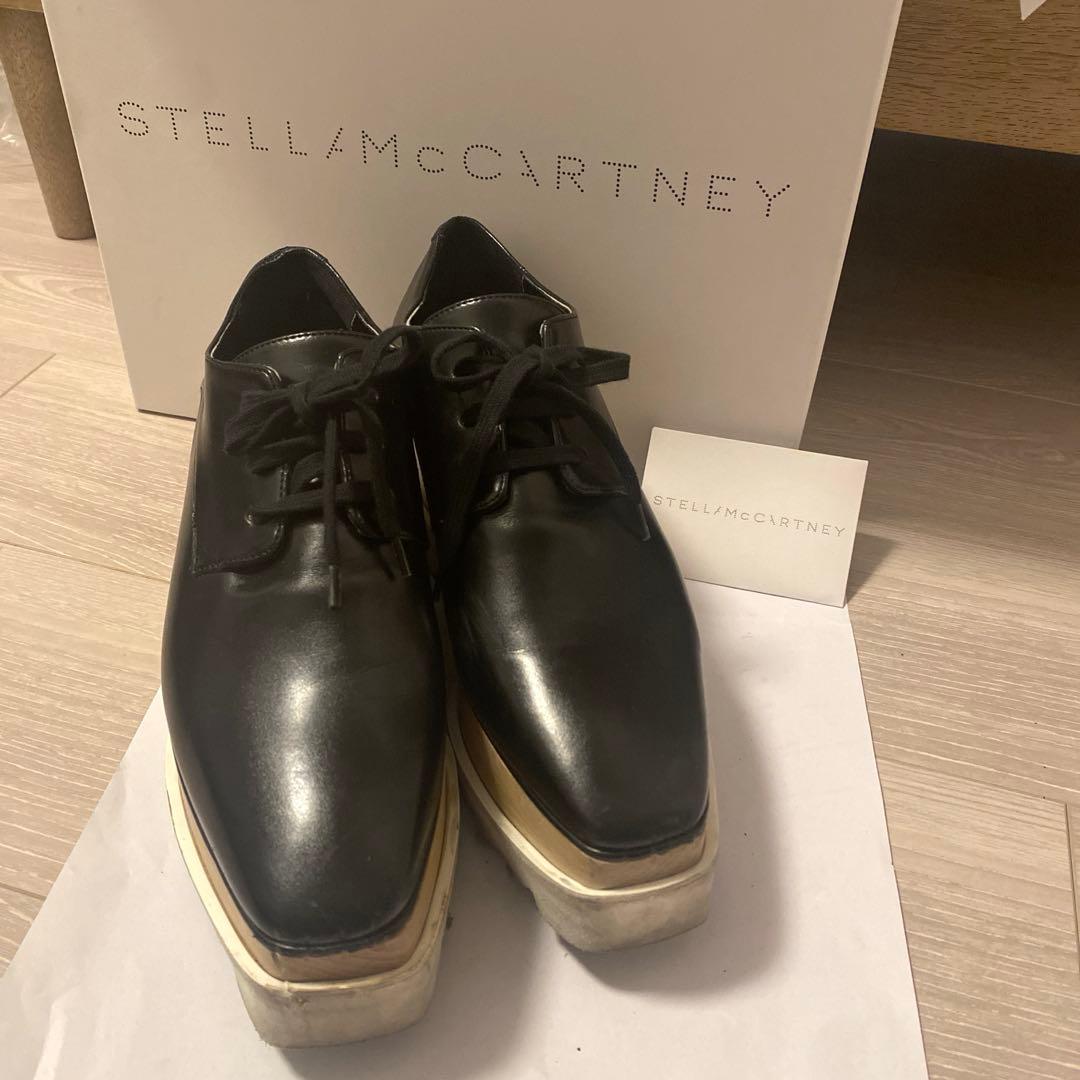 ステラマッカートニー エリス 厚底 プラットフォーム ブラック 23.5