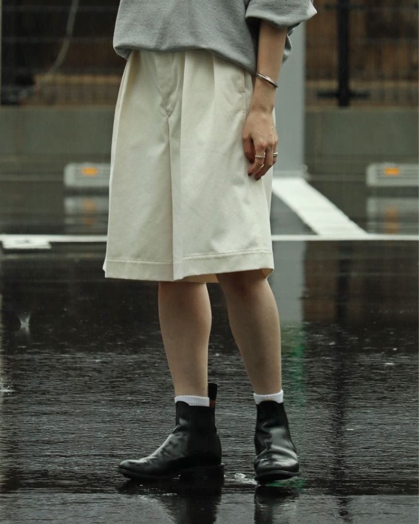 パンツ nanamica DOUBLE PLEAT CHINO SHORTS