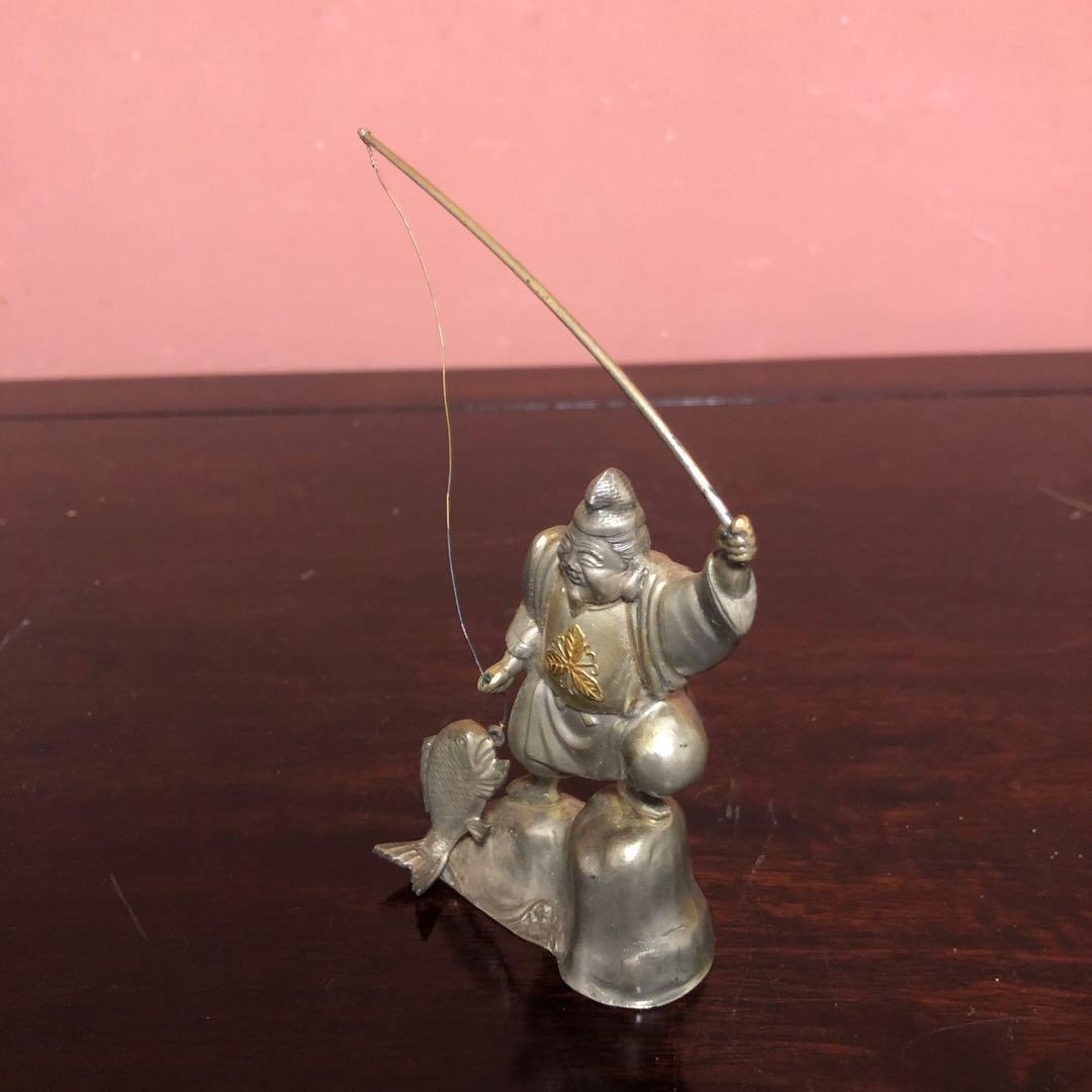 出来の良い純銀の恵比寿像