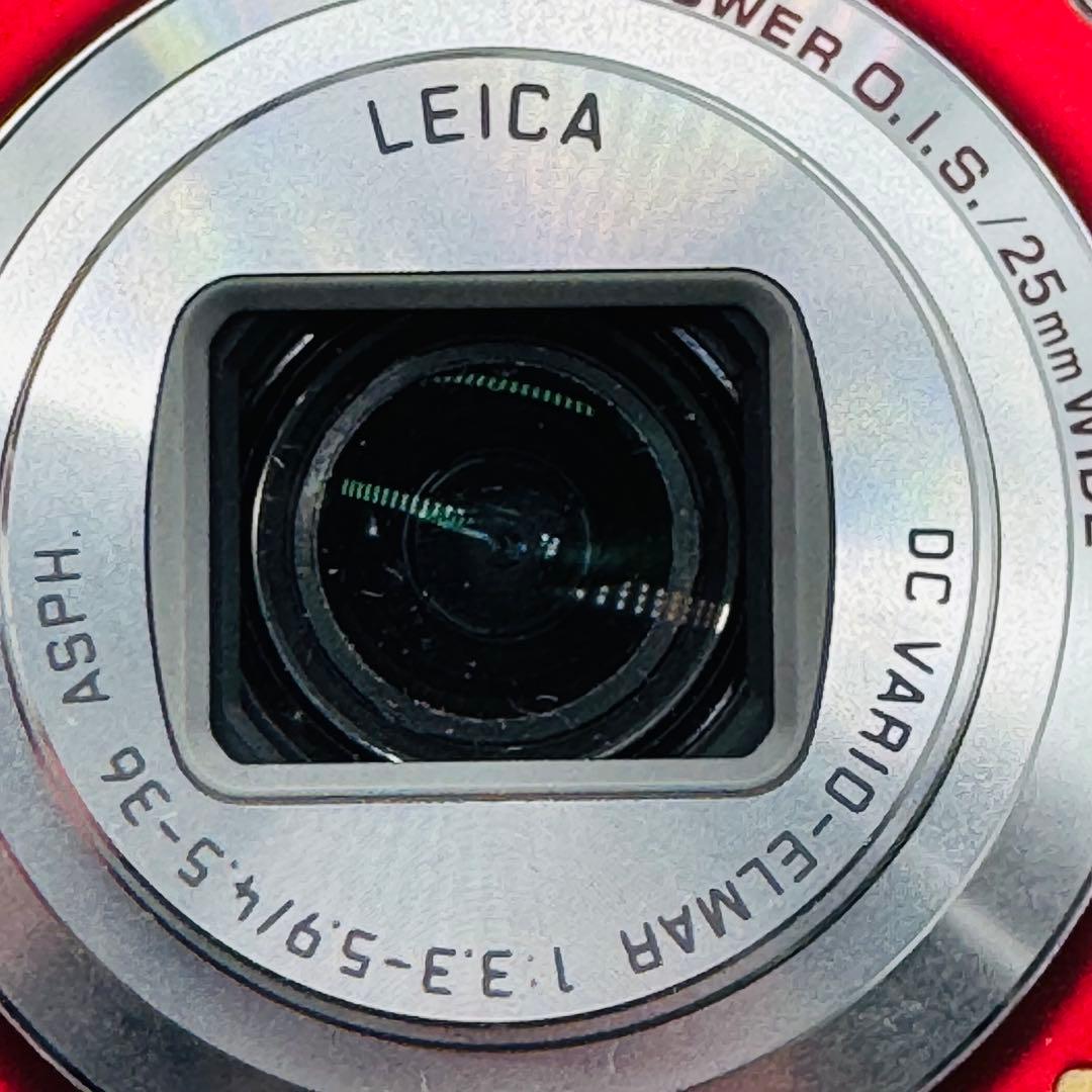 【極美品・箱付き】Panasonic LUMIX DMC-ZX3 レッド　日本製