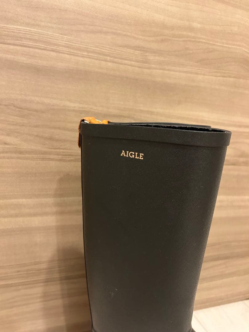 AIGLEエーグル　長靴レインブーツ　ミスジュリエットA サイズ　23.5cm黒