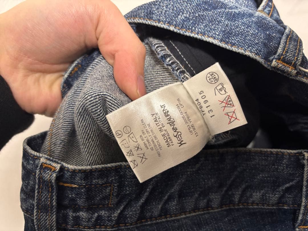 Yves Saint Laurent rive gauche デニムパンツ
