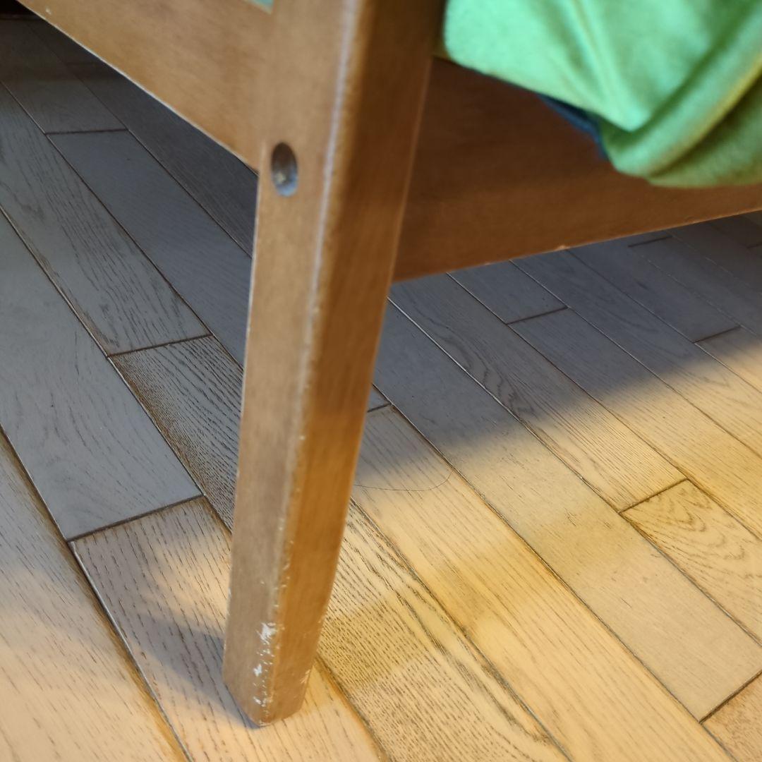 イキカグ IKIKAGU　アンティーク風2人掛けソファ　ベロア調の生地　グリーン