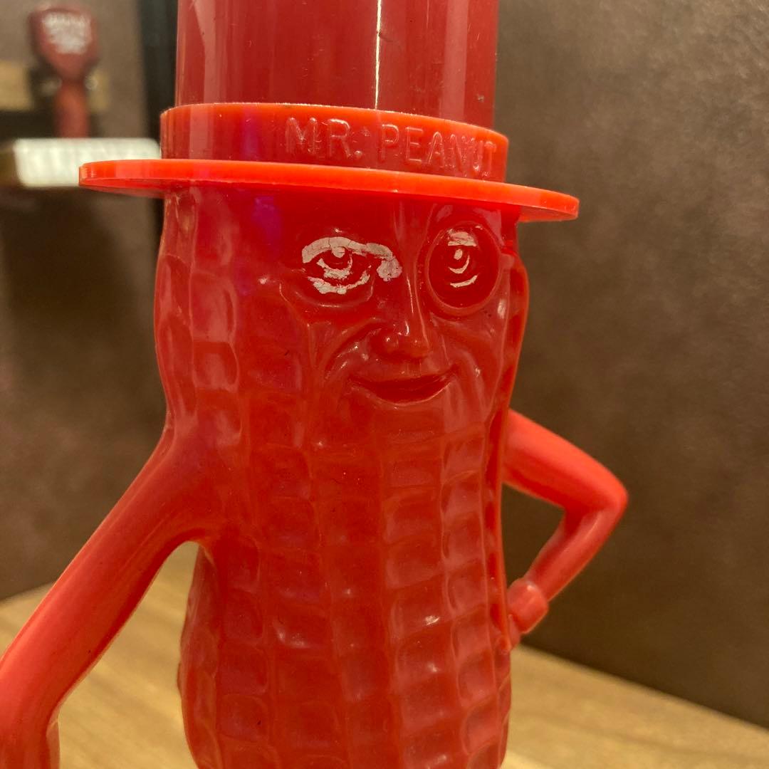 ミスターピーナッツ ビンテージバンク 貯金箱 アドバタイジングフィギュア赤