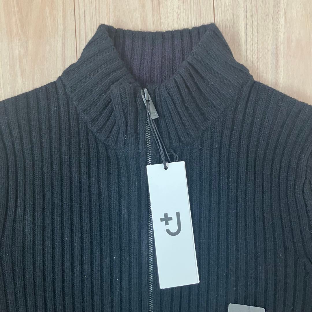 【新品】UNIQLO +J ドライバーズニット フルジップセーター ジルサンダー