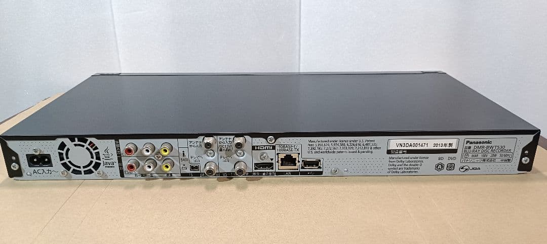 DMR-BWT530 ブルーレイレコーダー HDD　500GB⇒1TBに換装