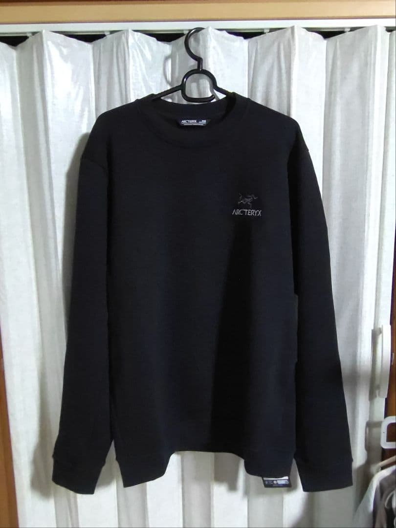 新品未使用アークテリクス エンブレムフリース クルー メンズ M ブラック