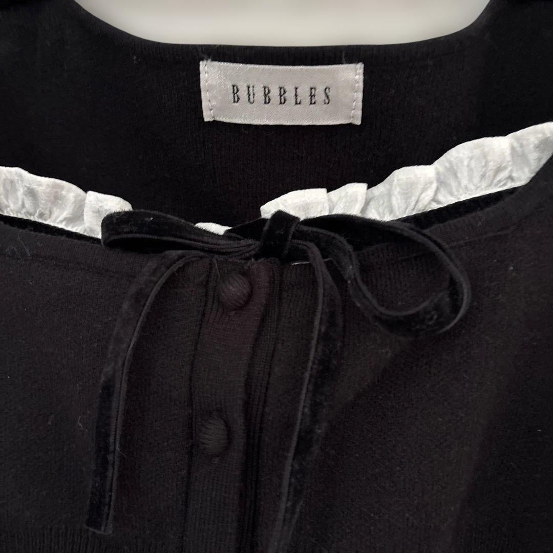 BUBBLES オフショルダー ミニワンピース