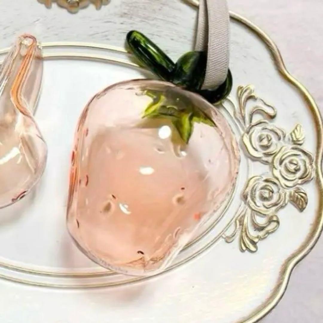 ♡イッタラ ピンク　オーナメント　ストロベリー　アップル　クリスマス