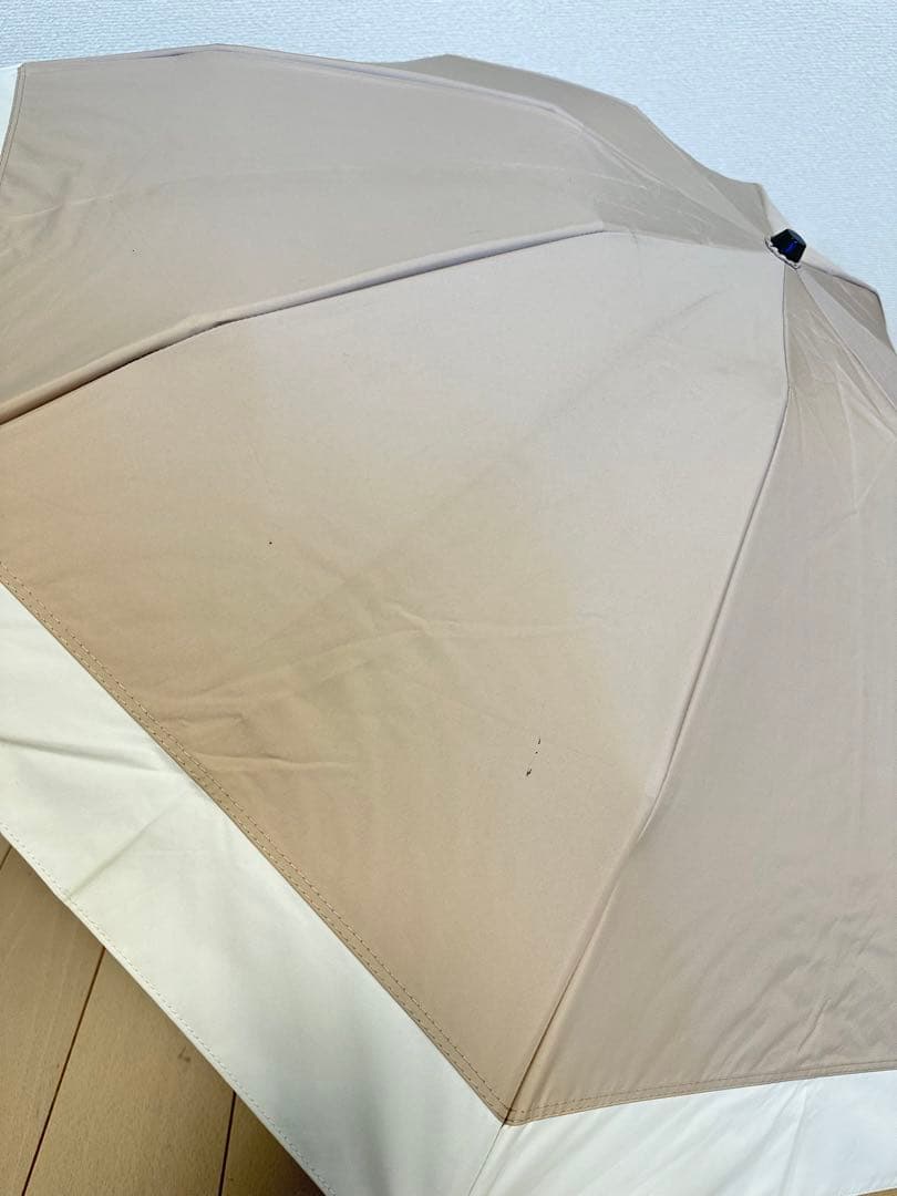 ロサブラン 日傘 完全遮光 折りたたみ 晴雨兼用50cm ベージュ