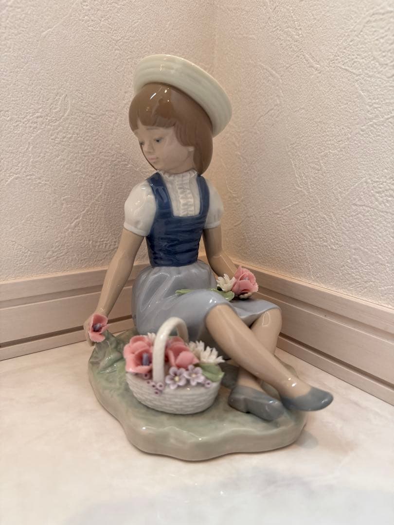 少女像 陶器製 置物 LLADRO リアドロ