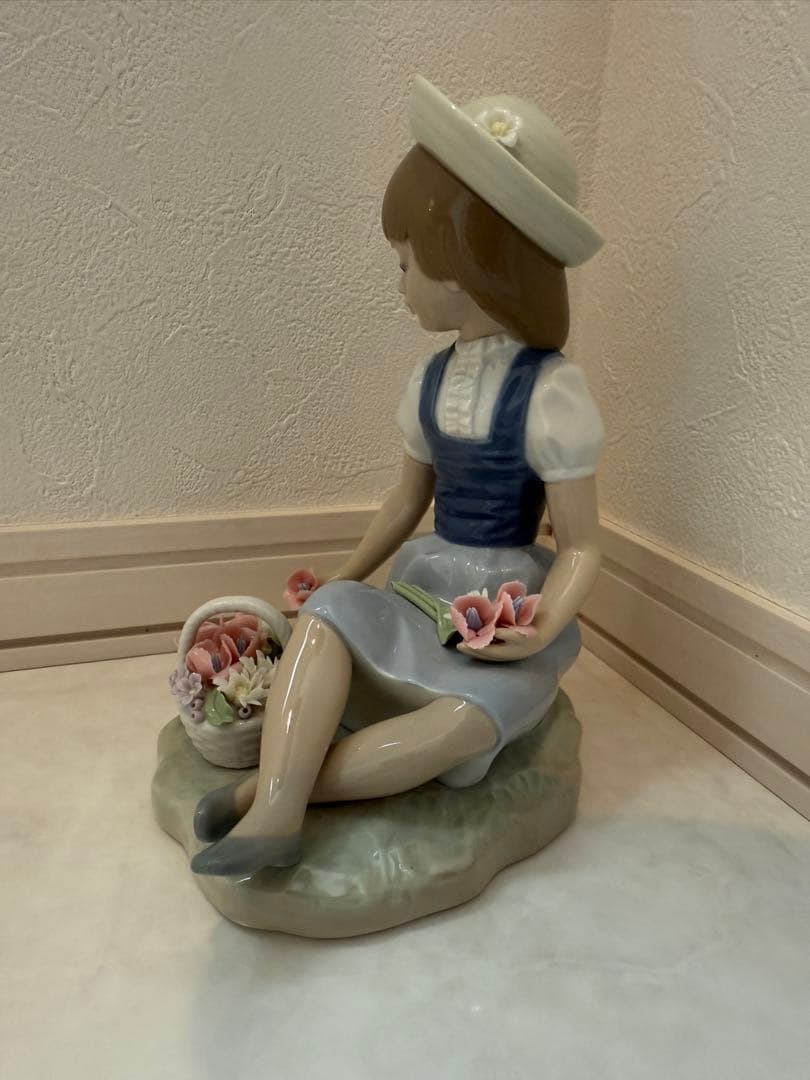 少女像 陶器製 置物 LLADRO リアドロ