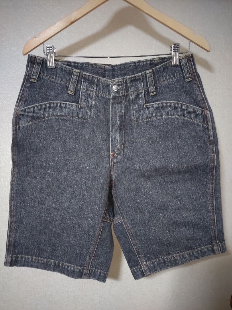 テンダーロイン　デニムショーツ　ブラック