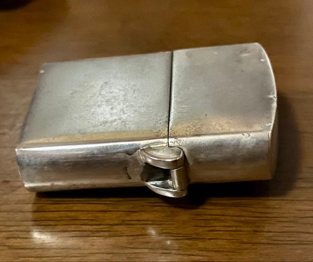 クロスデザイン ジッポライター シルバー 重厚感 　錆びないハート