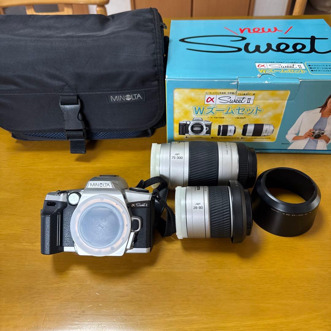 MINOLTA α Sweet II Wズームセット 動作確認済み