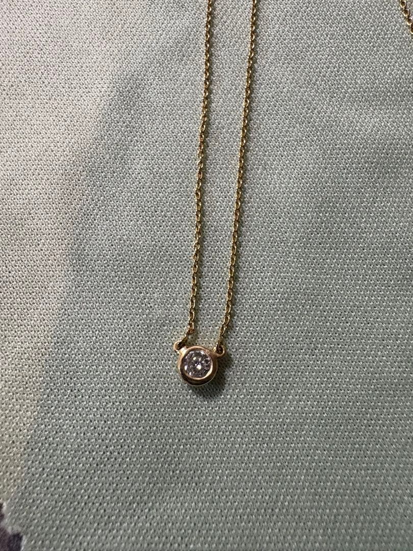 18金ダイヤネックレス