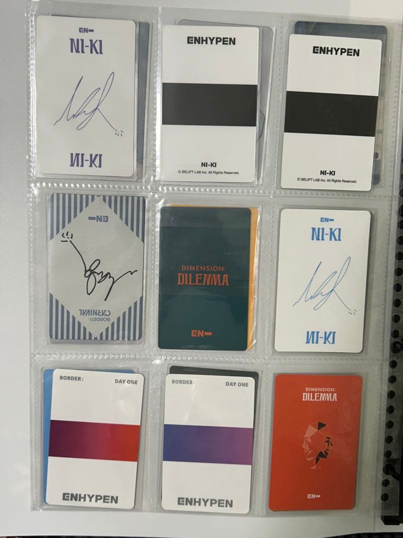 enhypen ニキ まとめ売り トレカ 缶バッジ トートバッグ アクスタ