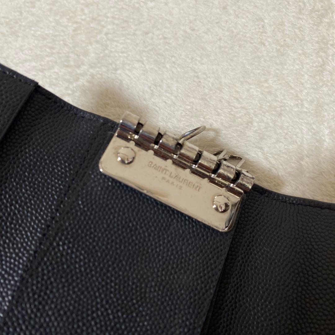 ✨希少✨Saint Laurent 6連キーケース 黒 レザー 485634
