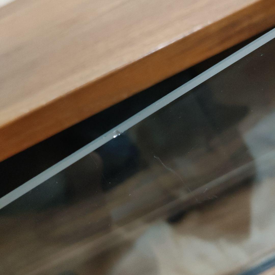 無印良品 スチールユニットシェルフ用・ボックス・ガラス引き戸・ウォールナット