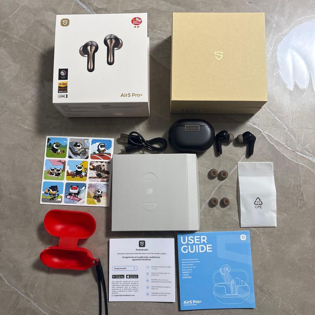 SOUNDPEATS Air5 Pro+ ケースカバー付き