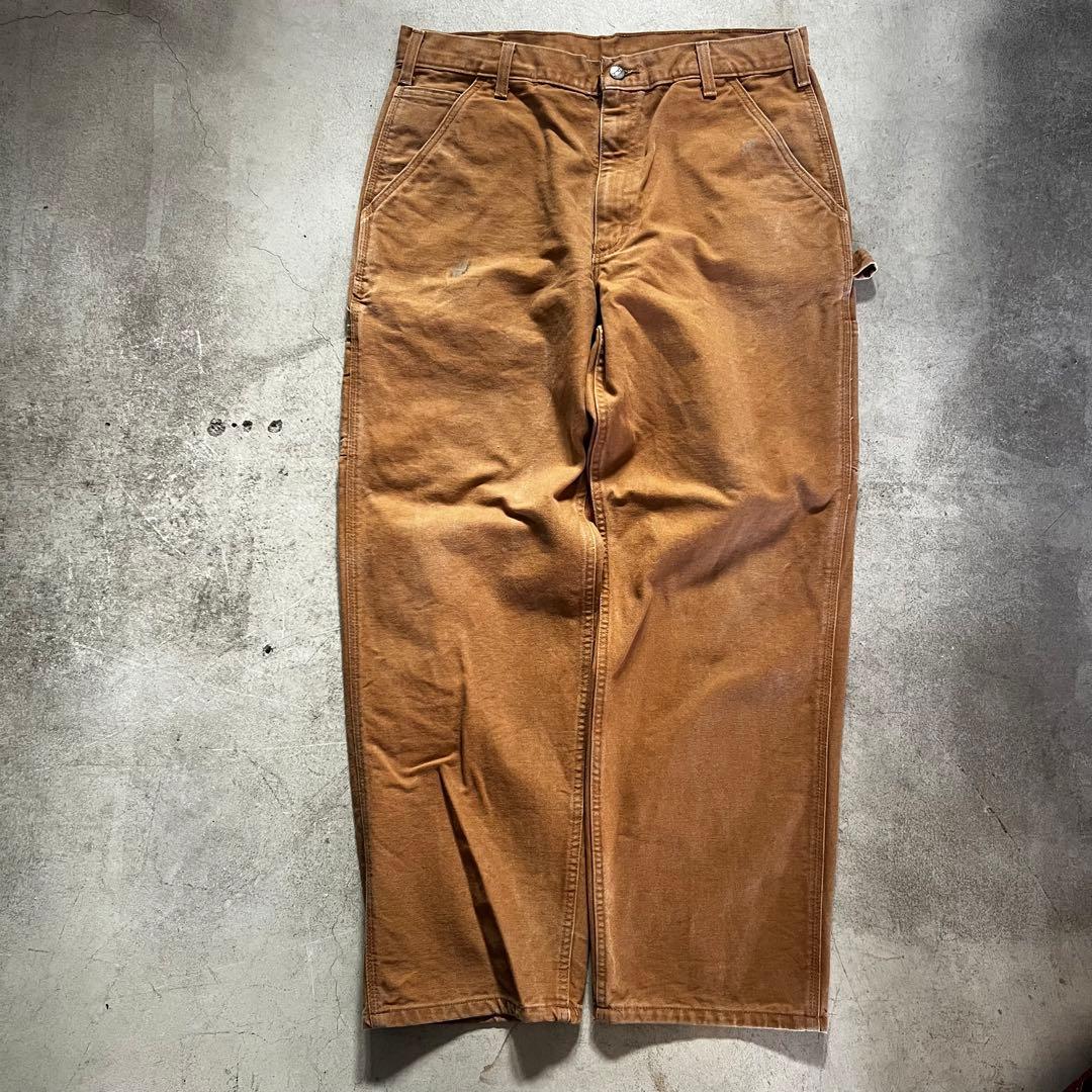 US企画 カーハート ダック ペインターパンツ W36 革タグ