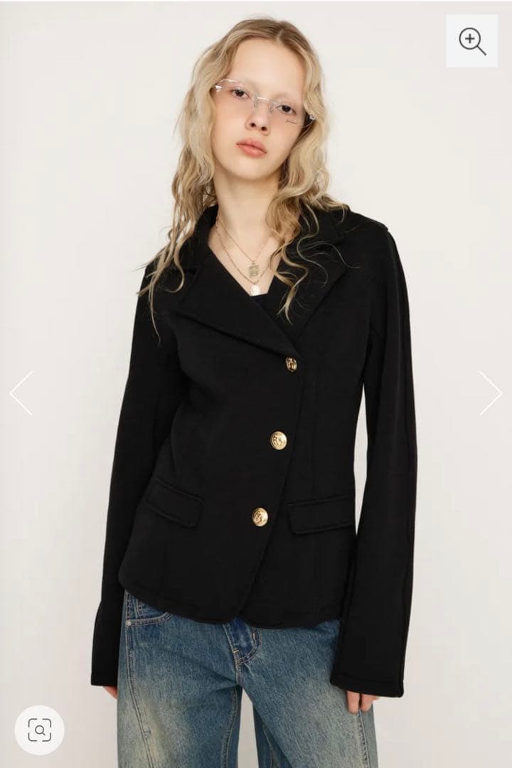 KNITTING MANNISH TAILORED ジャケット