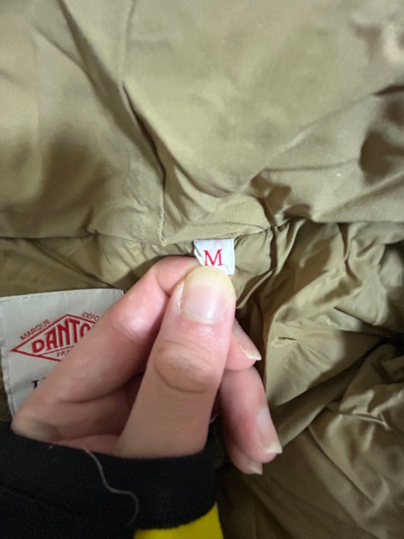 【値下げ明日まで】DANTON ダウンジャケット Mサイズ ベージュ